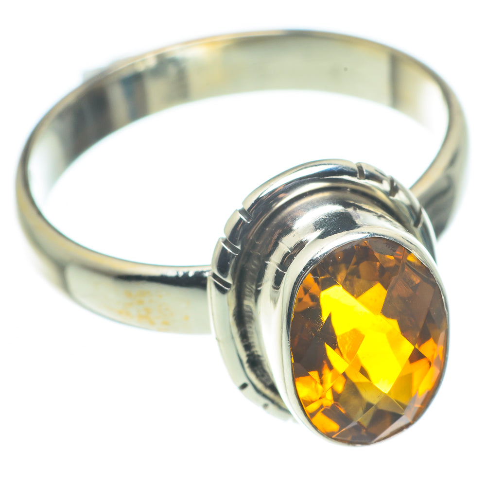 Mandarin Citrine Rings handcrafted by Anasilvercos - RING62494