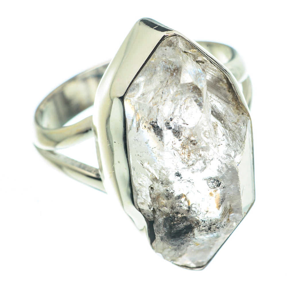 Herkimer Diamond Rings handcrafted by Anasilvercos - RING62507