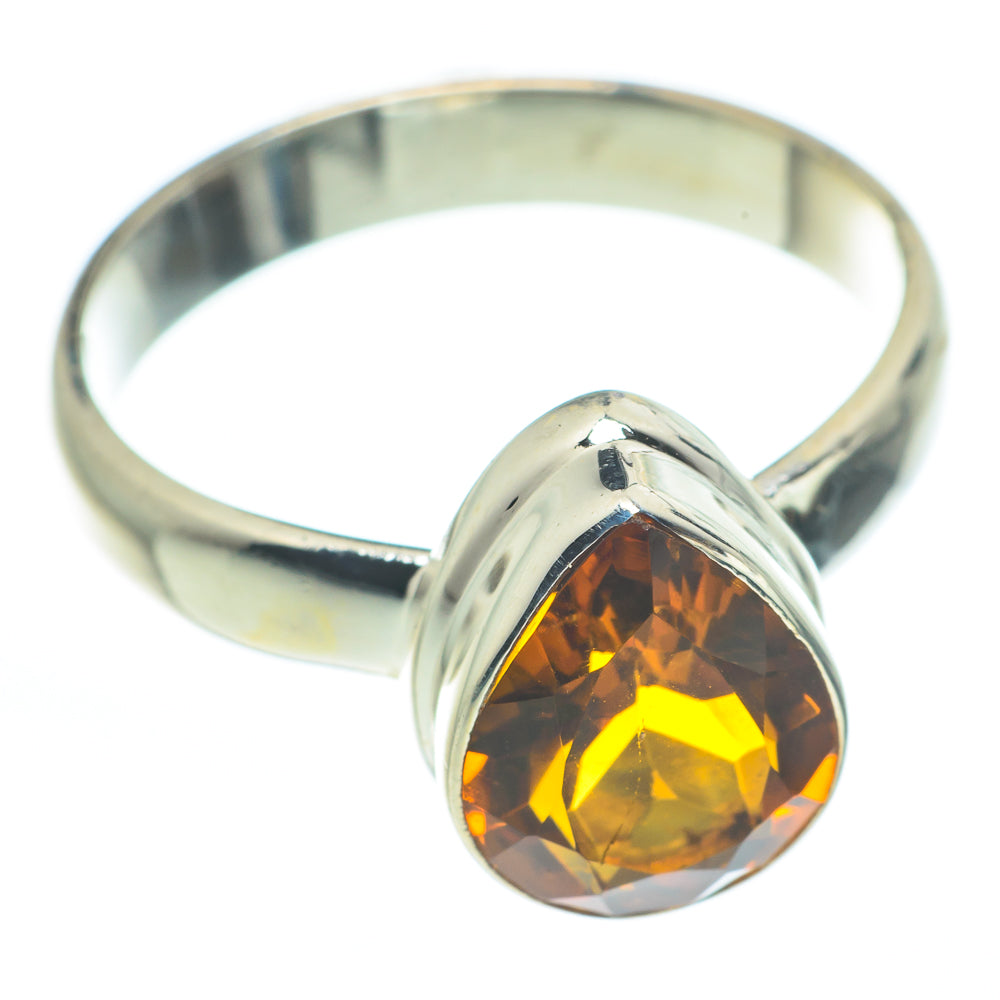 Mandarin Citrine Rings handcrafted by Anasilvercos - RING62524
