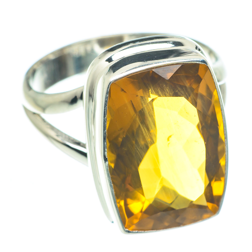 Mandarin Citrine Rings handcrafted by Anasilvercos - RING62545