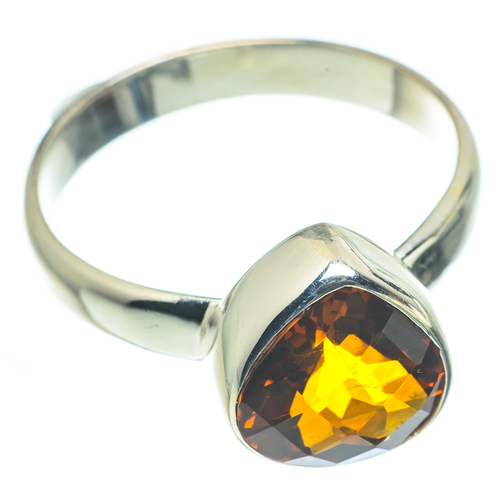 Mandarin Citrine Rings handcrafted by Anasilvercos - RING62549