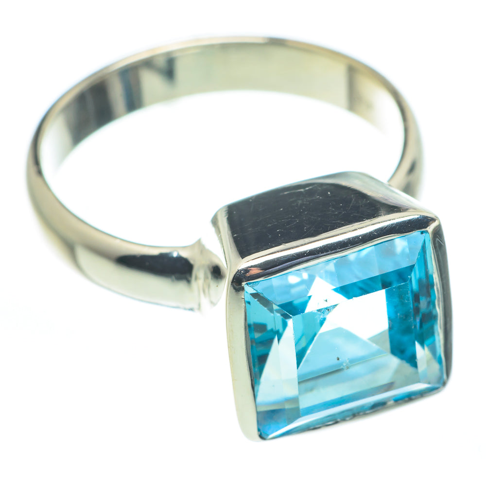 Blue Topaz Rings handcrafted by Anasilvercos - RING62563