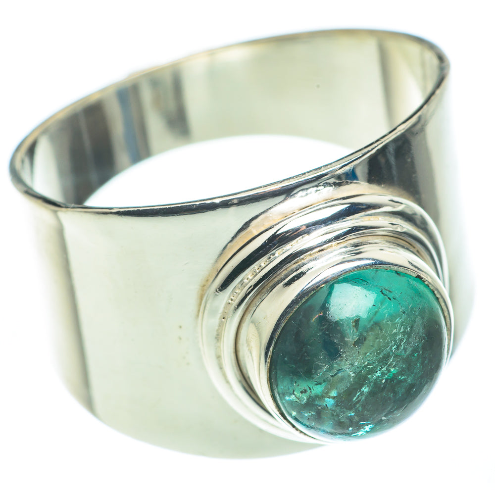Blue Fluorite Rings handcrafted by Anasilvercos - RING62564