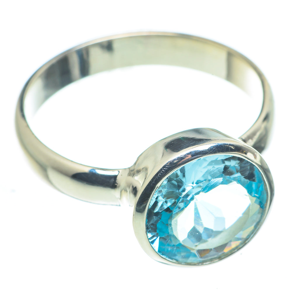Blue Topaz Rings handcrafted by Anasilvercos - RING62567