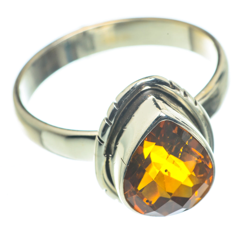 Mandarin Citrine Rings handcrafted by Anasilvercos - RING62572