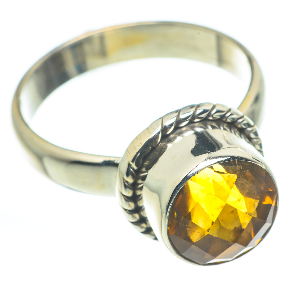 Mandarin Citrine Rings handcrafted by Anasilvercos - RING62573
