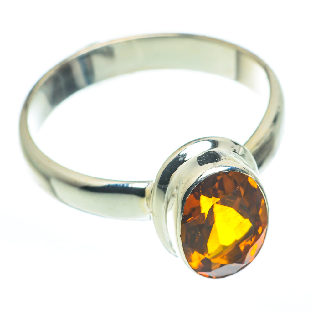 Mandarin Citrine Rings handcrafted by Anasilvercos - RING62574