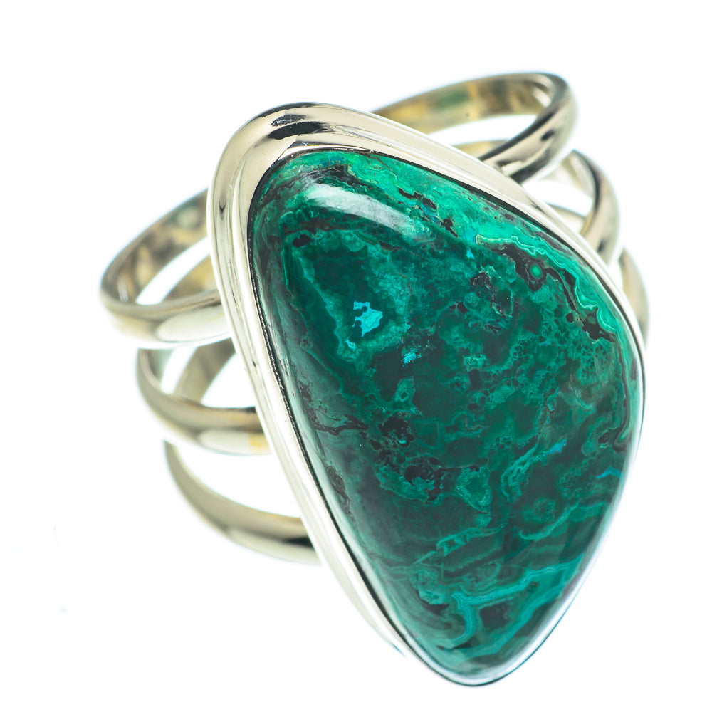 Chrysocolla Rings handcrafted by Anasilvercos - RING62597