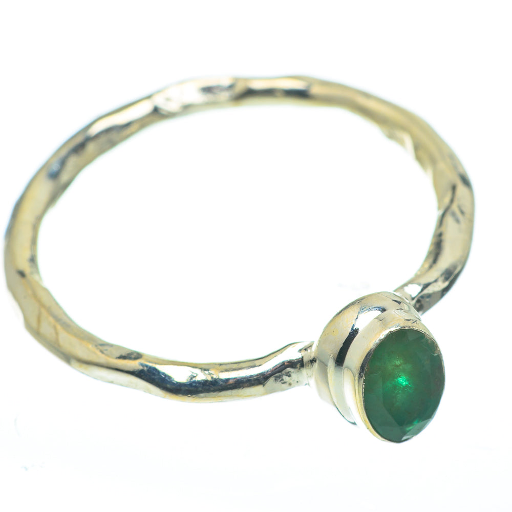 Zambian Emerald Rings handcrafted by Anasilvercos - RING62598