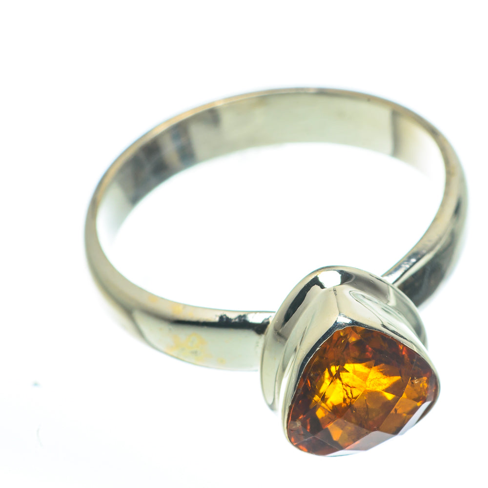 Mandarin Citrine Rings handcrafted by Anasilvercos - RING62601
