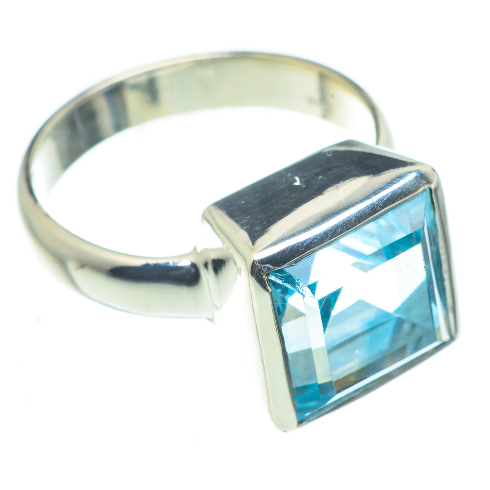 Blue Topaz Rings handcrafted by Anasilvercos - RING62621