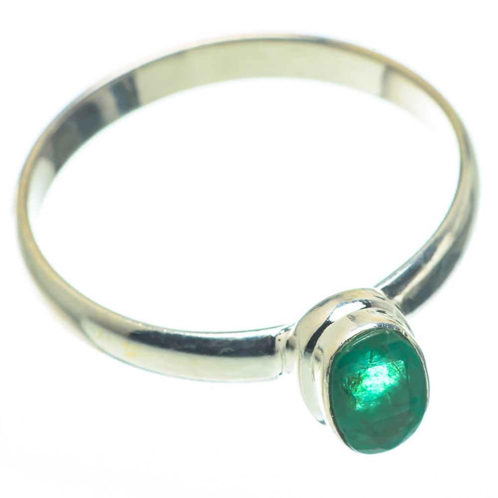 Zambian Emerald Rings handcrafted by Anasilvercos - RING62624