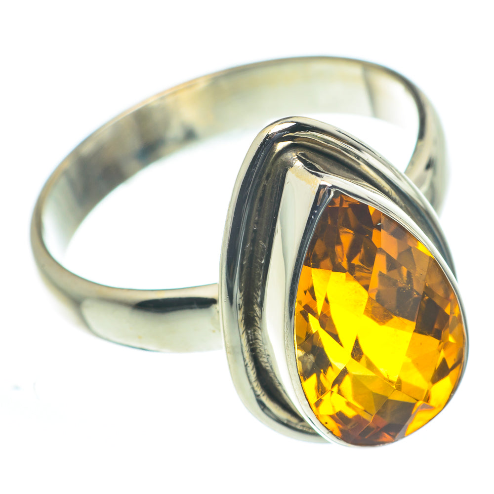 Mandarin Citrine Rings handcrafted by Anasilvercos - RING62625