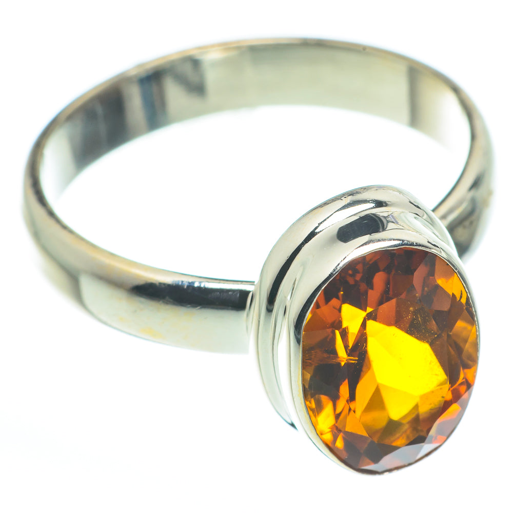 Mandarin Citrine Rings handcrafted by Anasilvercos - RING62626