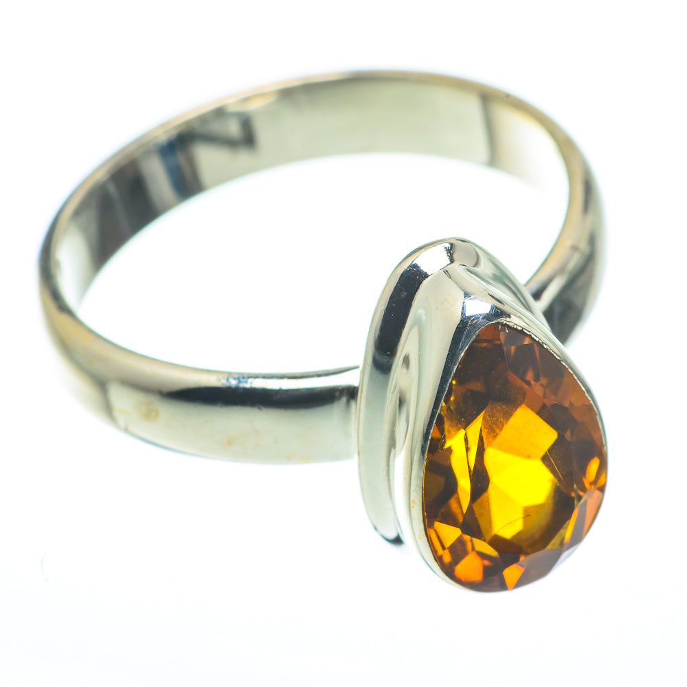 Mandarin Citrine Rings handcrafted by Anasilvercos - RING62630