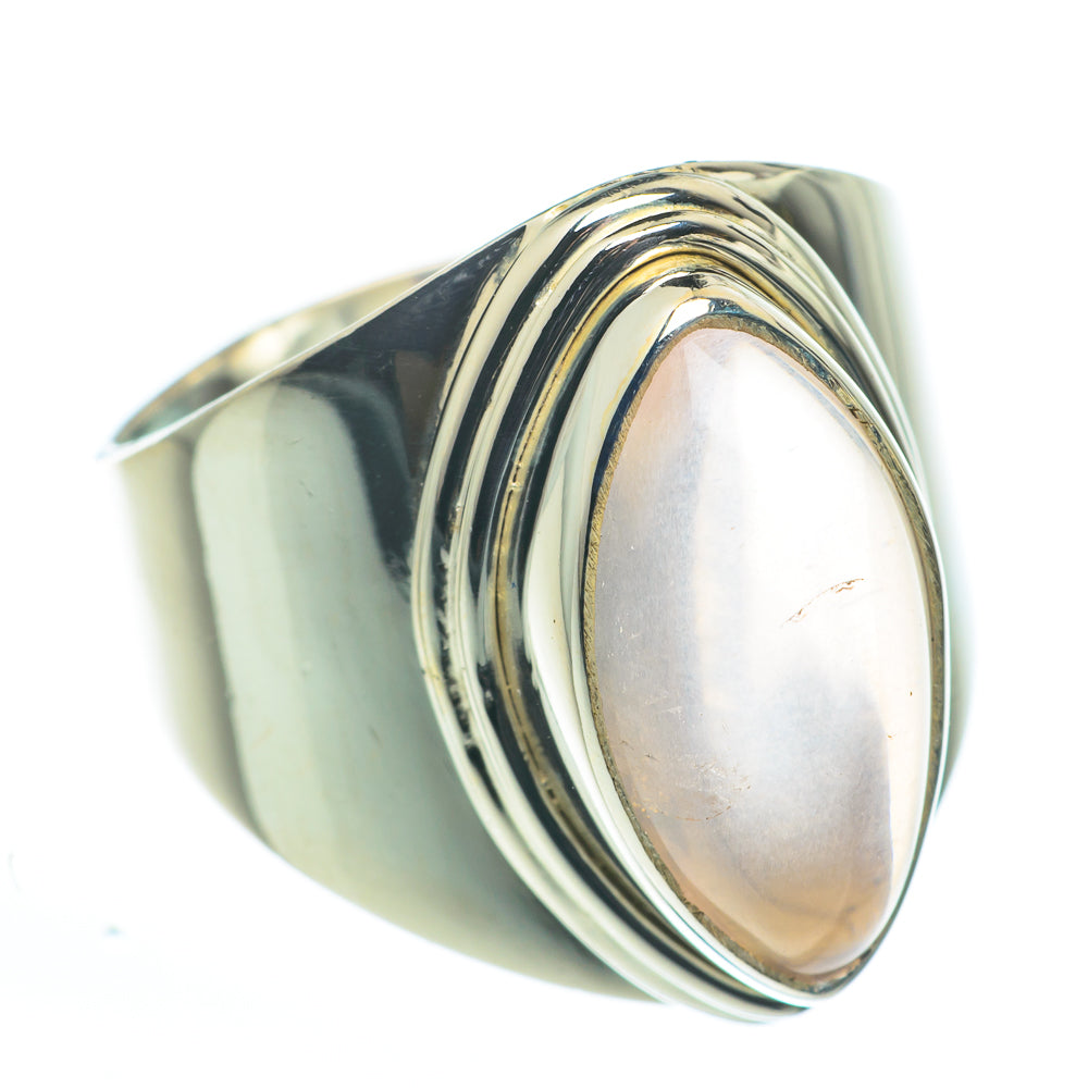 Rose Quartz Rings handcrafted by Anasilvercos - RING62636