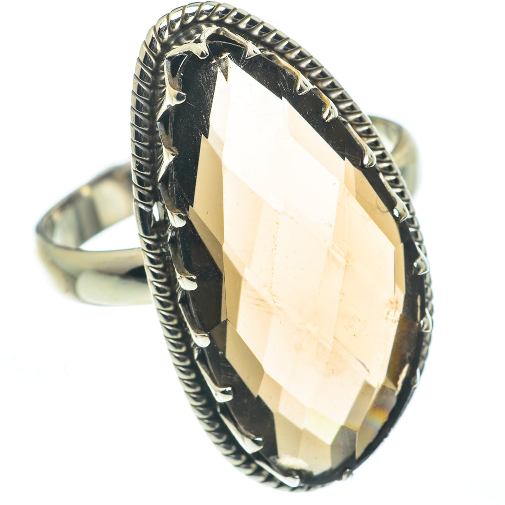 Smoky Quartz Rings handcrafted by Anasilvercos - RING62661