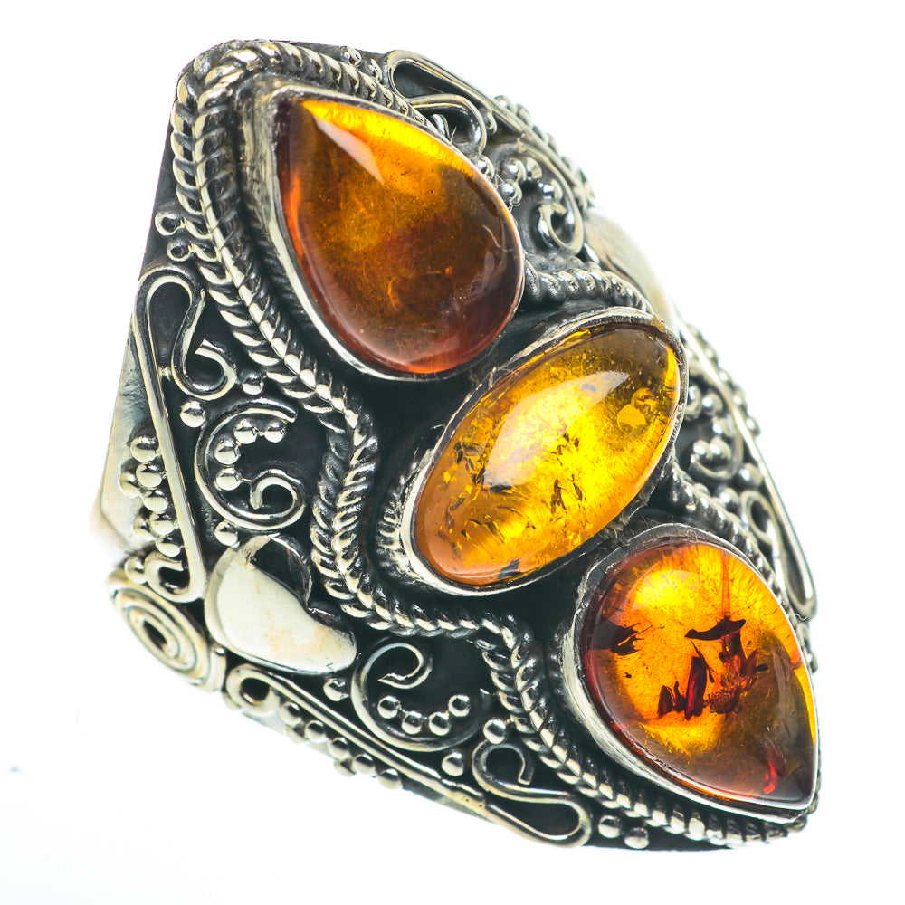 Baltic Amber Rings handcrafted by Anasilvercos - RING62664