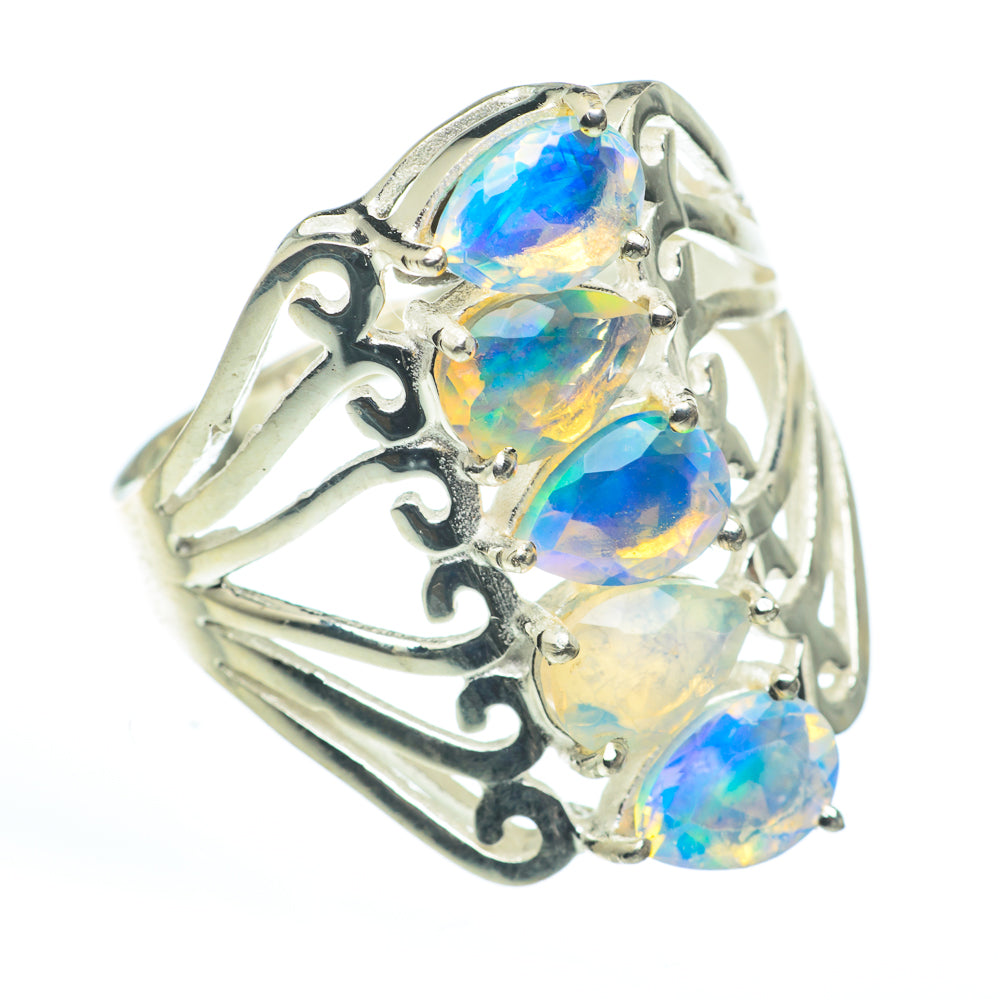 Ethiopian Opal Rings handcrafted by Anasilvercos - RING62676