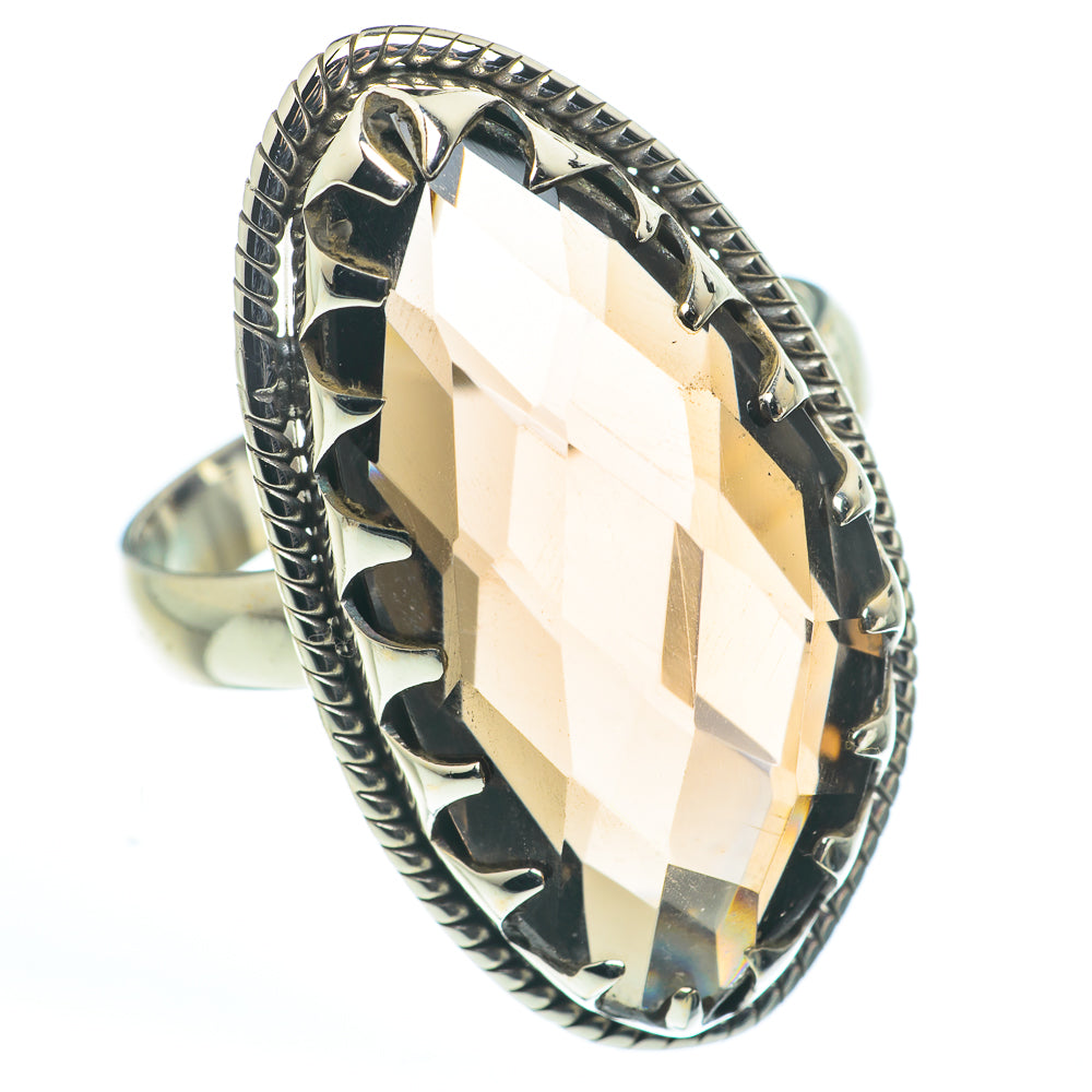 Smoky Quartz Rings handcrafted by Anasilvercos - RING62685