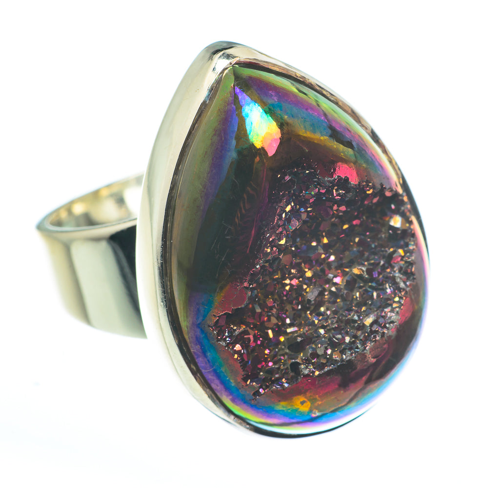 Titanium Druzy Rings handcrafted by Anasilvercos - RING62691