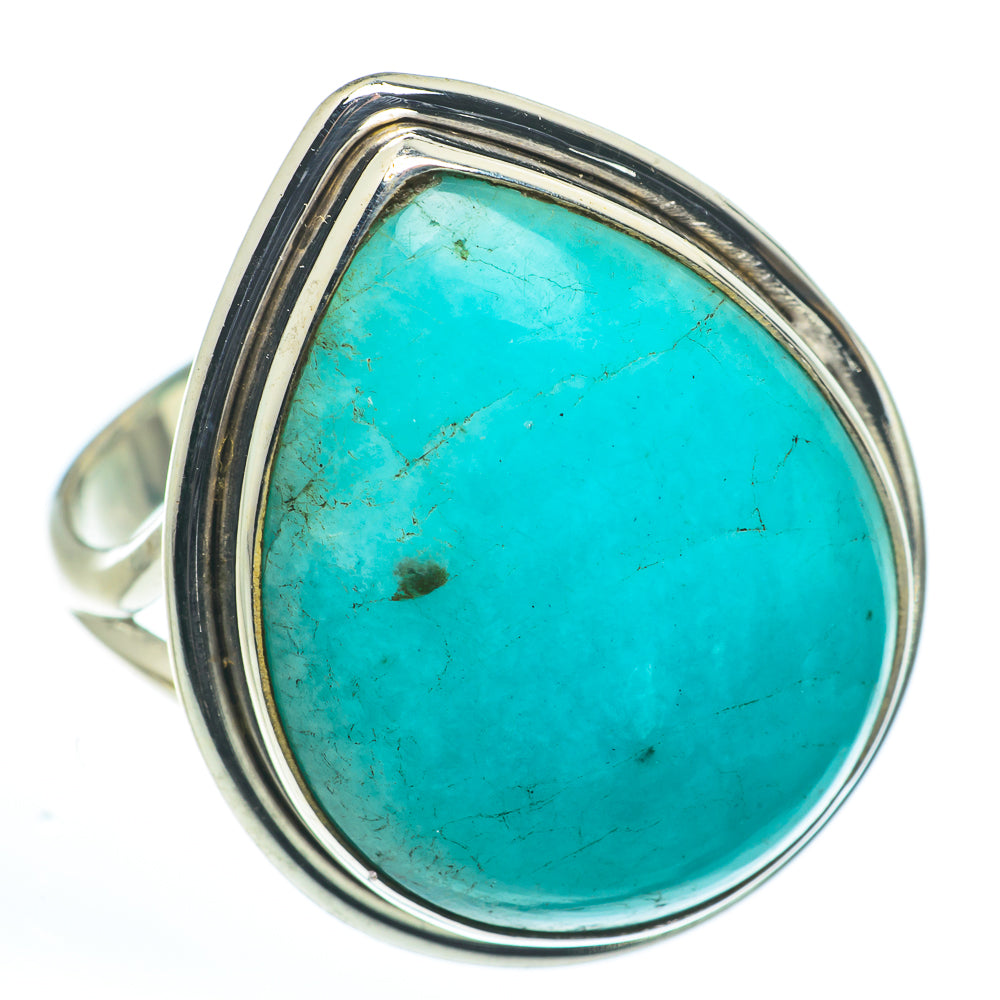 Peruvian Amazonite Rings handcrafted by Anasilvercos - RING62701