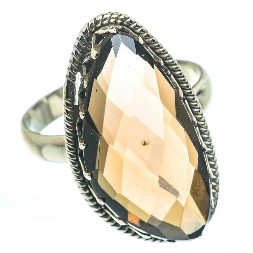 Smoky Quartz Rings handcrafted by Anasilvercos - RING62705