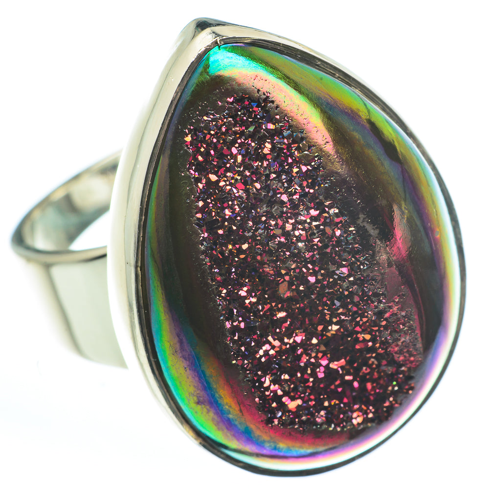 Titanium Druzy Rings handcrafted by Anasilvercos - RING62710