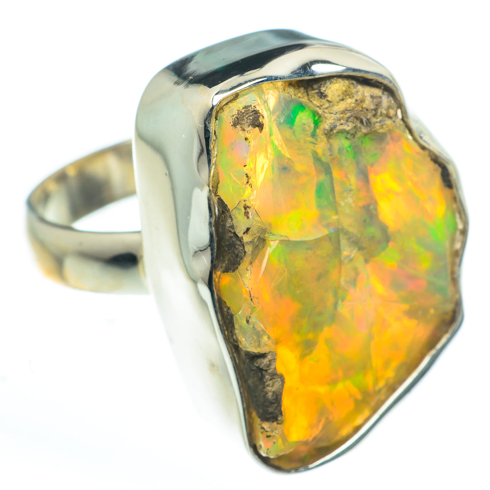 Ethiopian Opal Rings handcrafted by Anasilvercos - RING62715
