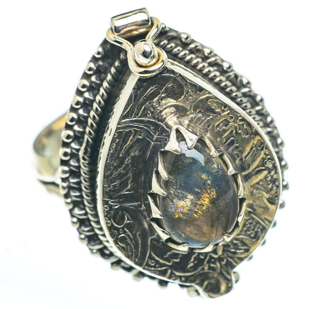 Labradorite Rings handcrafted by Anasilvercos - RING62722