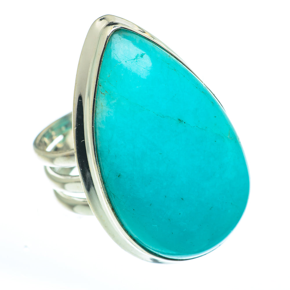 Peruvian Amazonite Rings handcrafted by Anasilvercos - RING62723