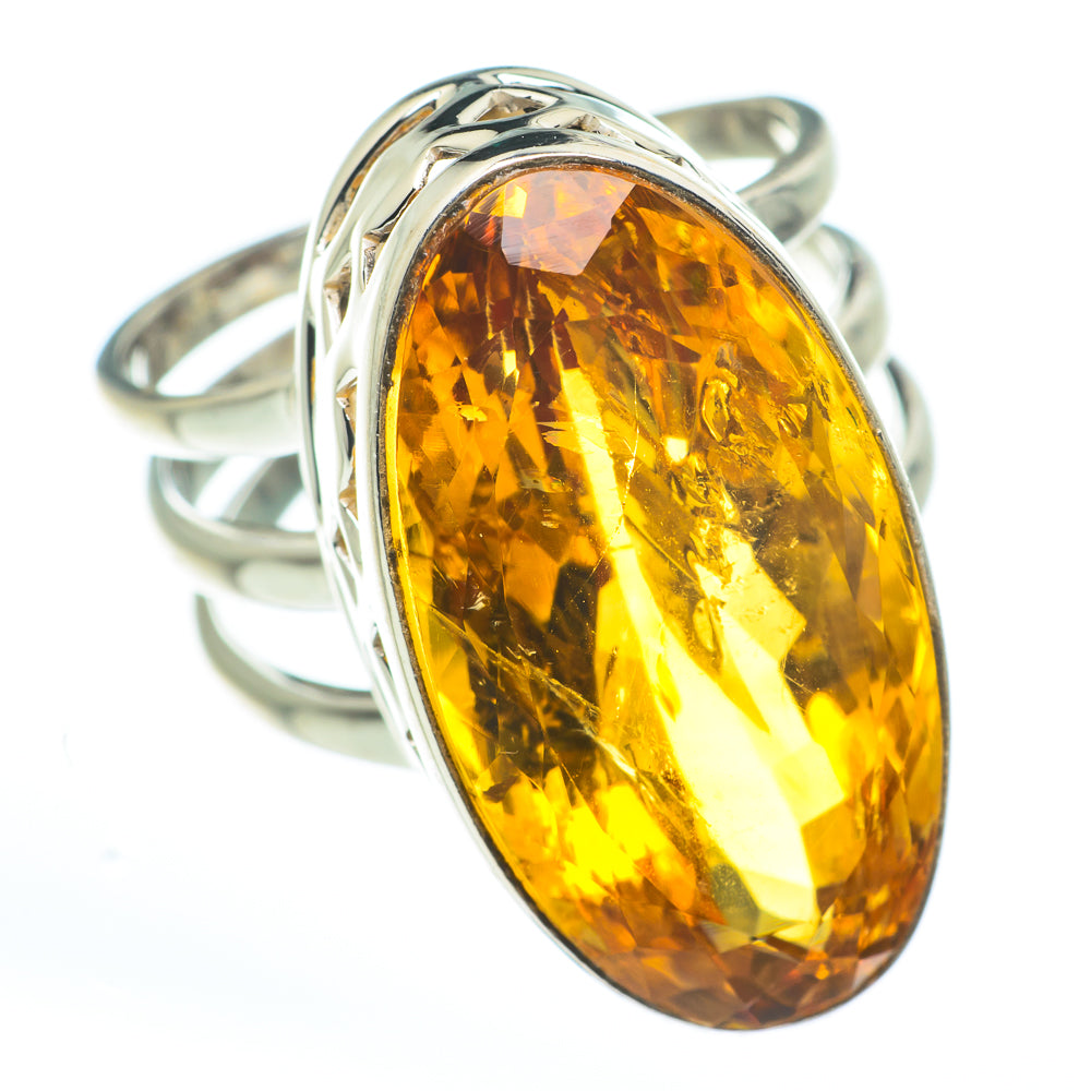 Mandarin Citrine Rings handcrafted by Anasilvercos - RING62727