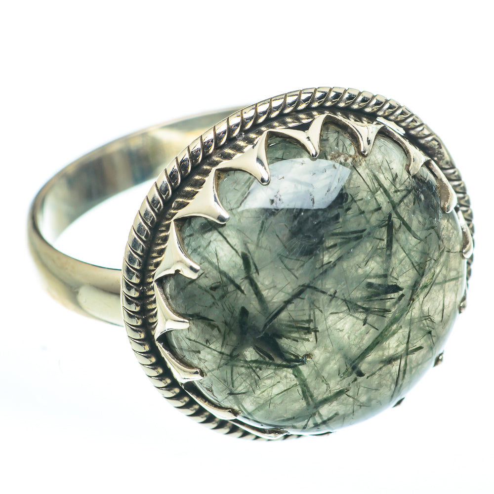Tourmalinated Quartz Rings handcrafted by Anasilvercos - RING62729