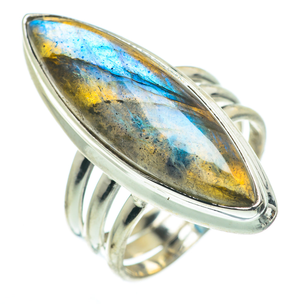 Labradorite Rings handcrafted by Anasilvercos - RING62738