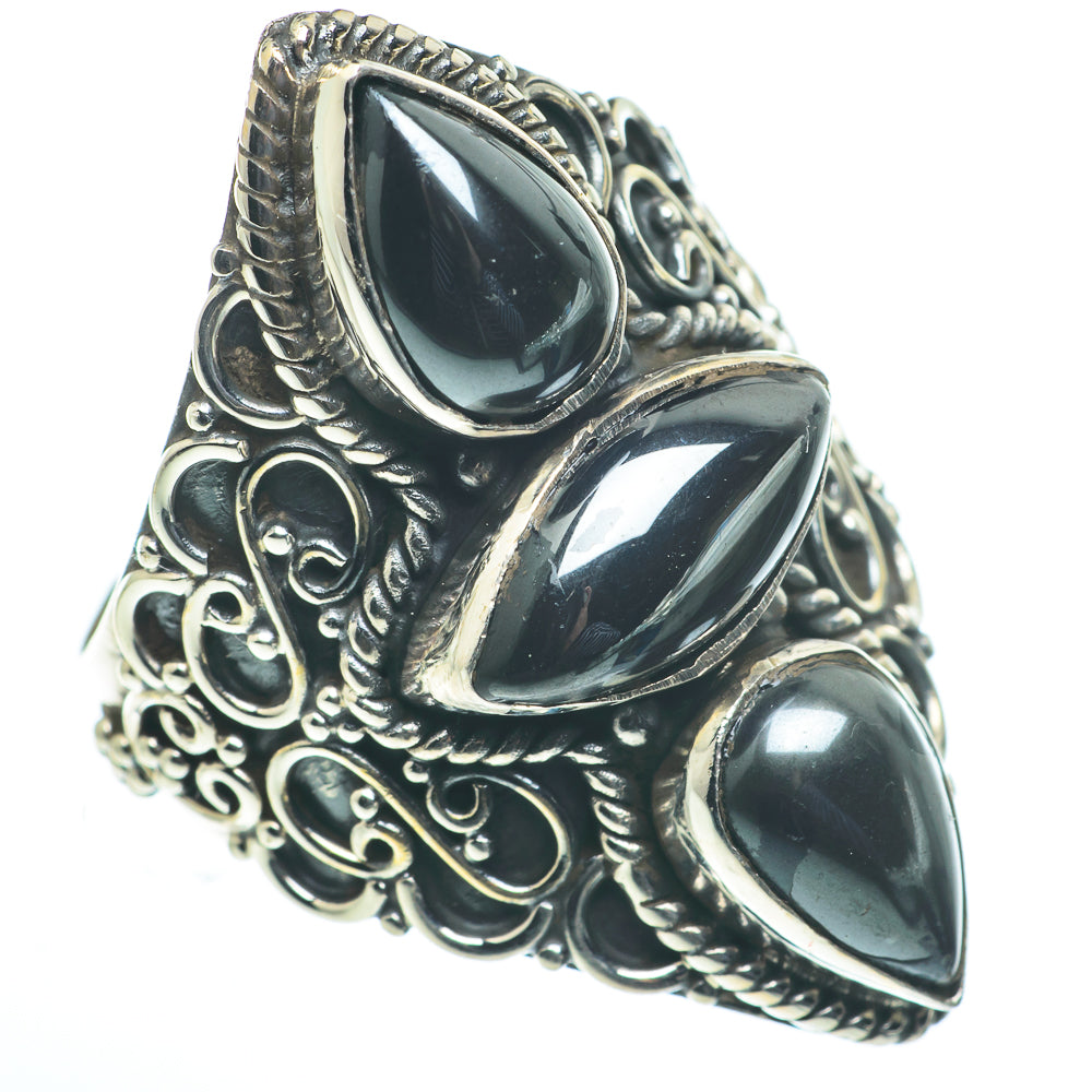 Hematite Rings handcrafted by Anasilvercos - RING62746