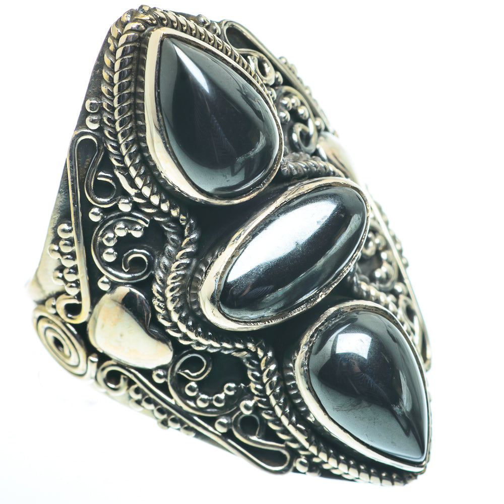 Hematite Rings handcrafted by Anasilvercos - RING62748