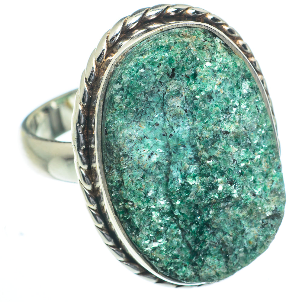 Green Fuchsite Rings handcrafted by Anasilvercos - RING62758
