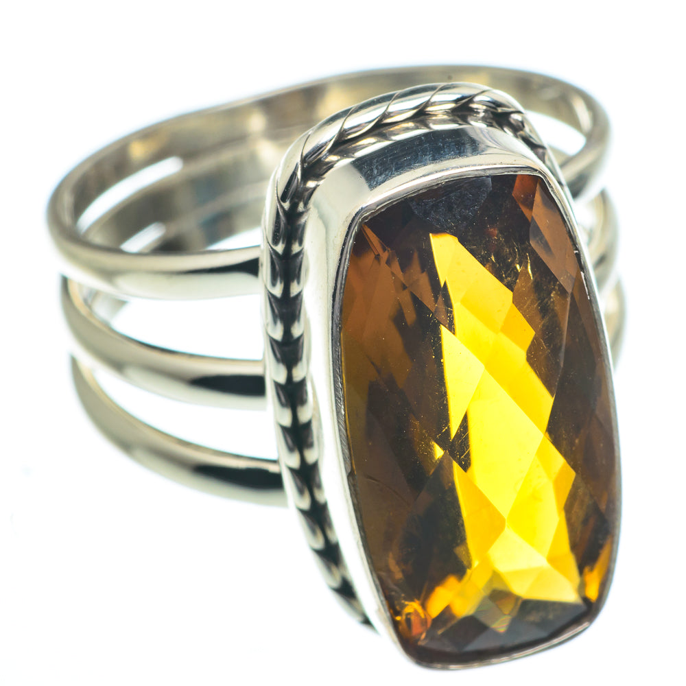 Mandarin Citrine Rings handcrafted by Anasilvercos - RING62763