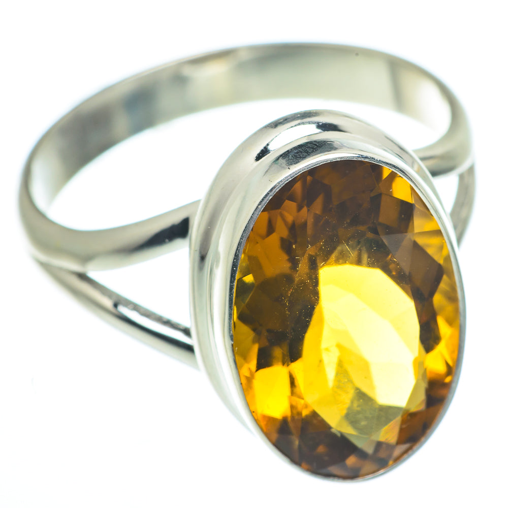 Mandarin Citrine Rings handcrafted by Anasilvercos - RING62764