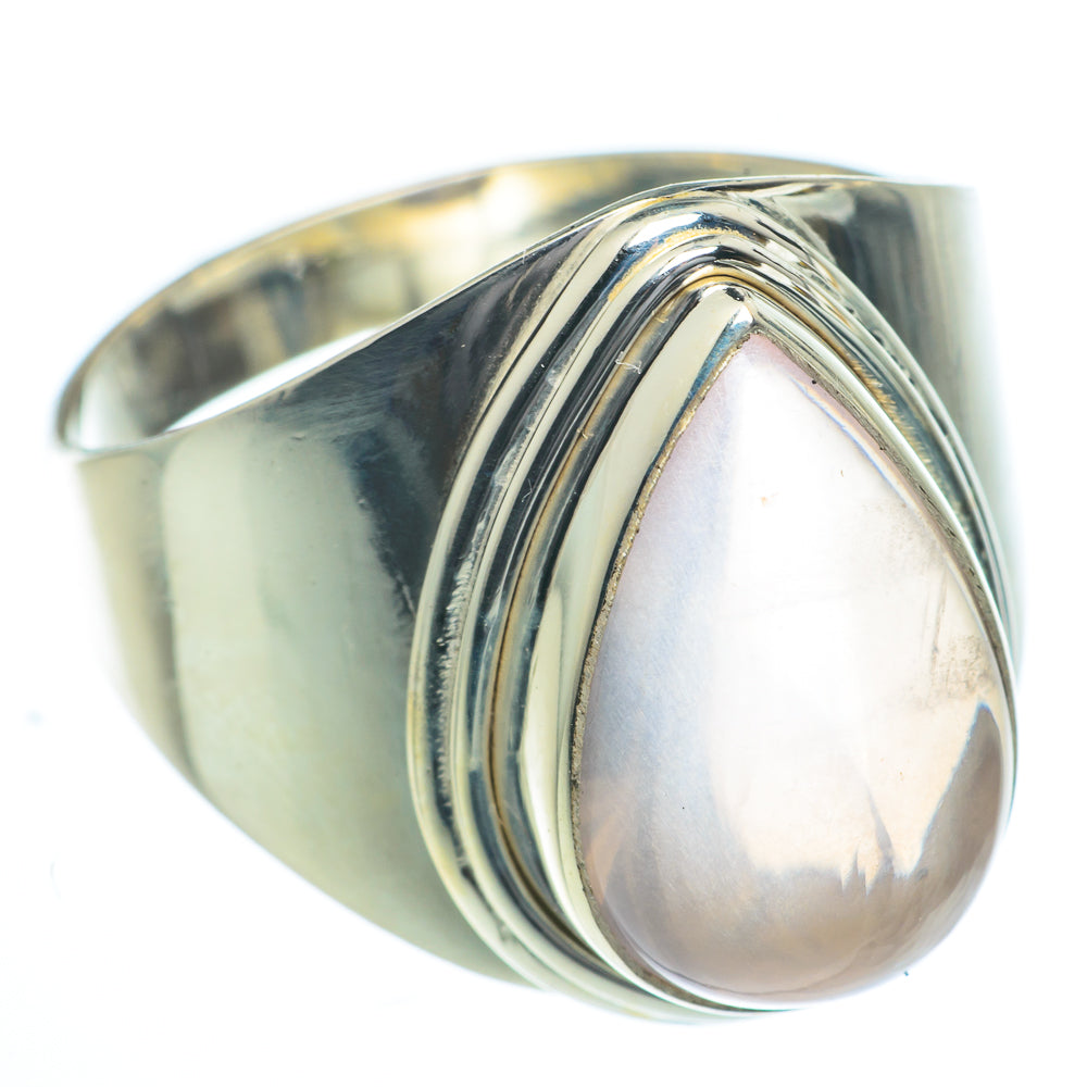 Rose Quartz Rings handcrafted by Anasilvercos - RING62767