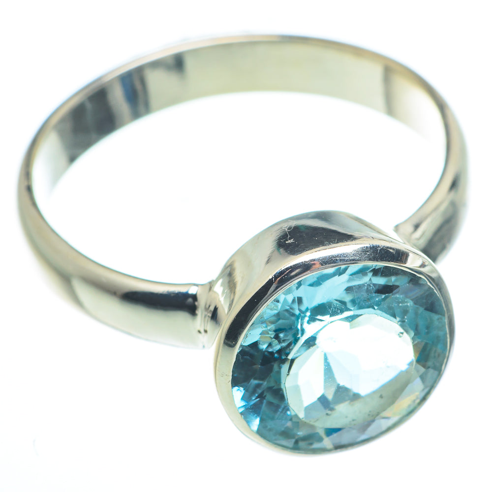 Blue Topaz Rings handcrafted by Anasilvercos - RING62787