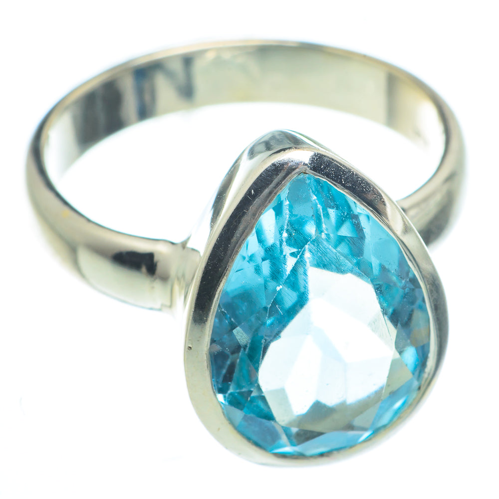 Blue Topaz Rings handcrafted by Anasilvercos - RING62789