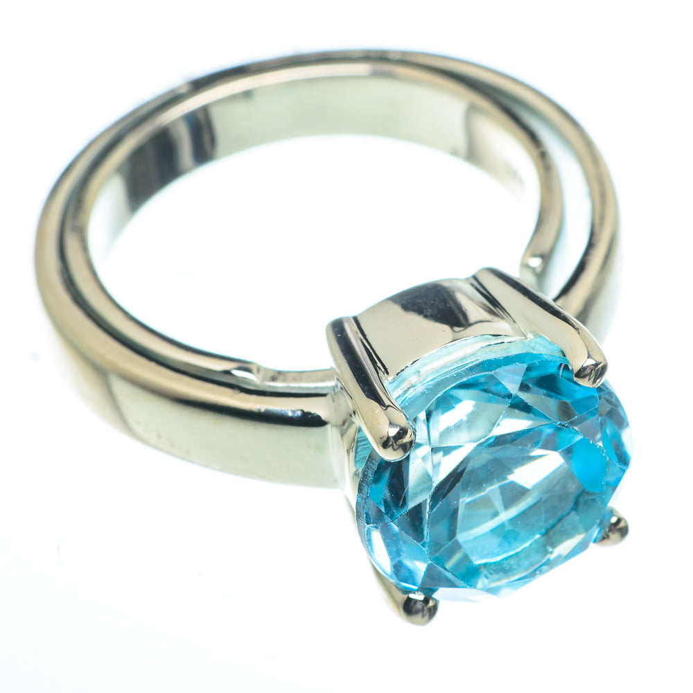 Blue Topaz Rings handcrafted by Anasilvercos - RING62791