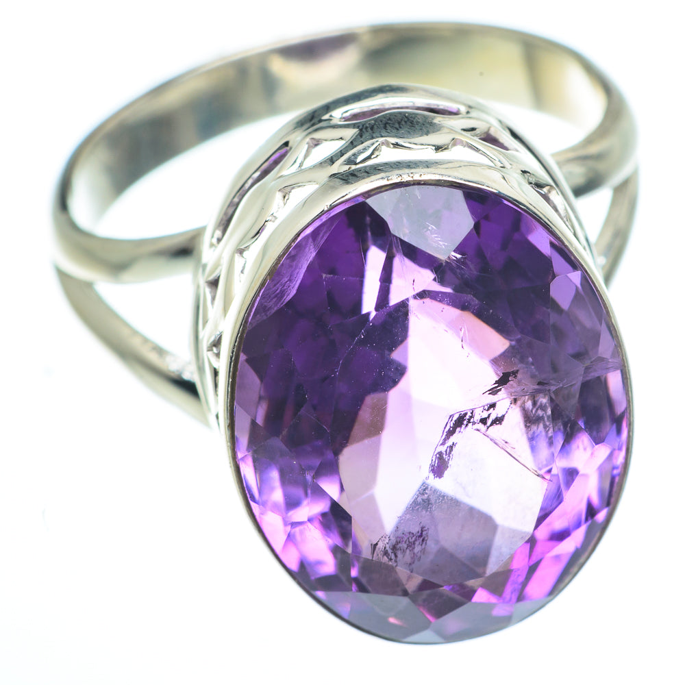 Amethyst Rings handcrafted by Anasilvercos - RING62806