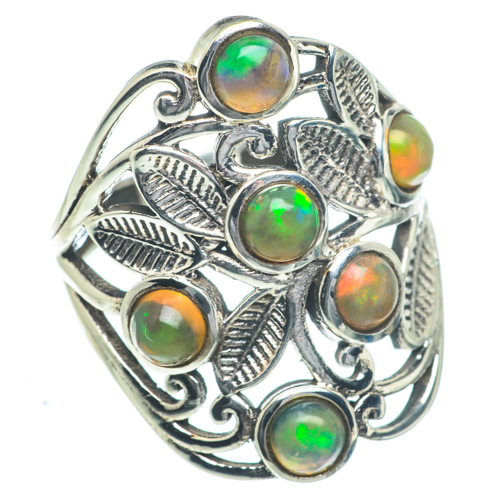 Ethiopian Opal Rings handcrafted by Anasilvercos - RING62816