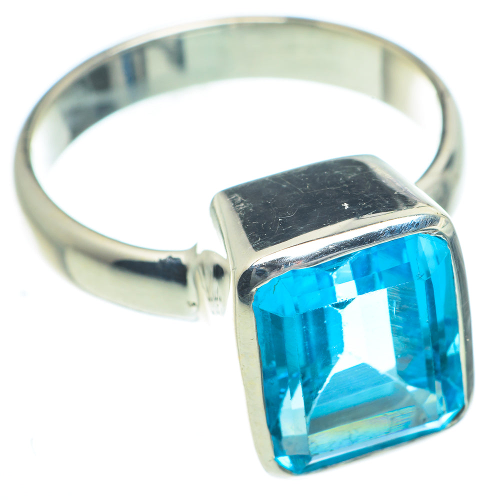 Blue Topaz Rings handcrafted by Anasilvercos - RING62821