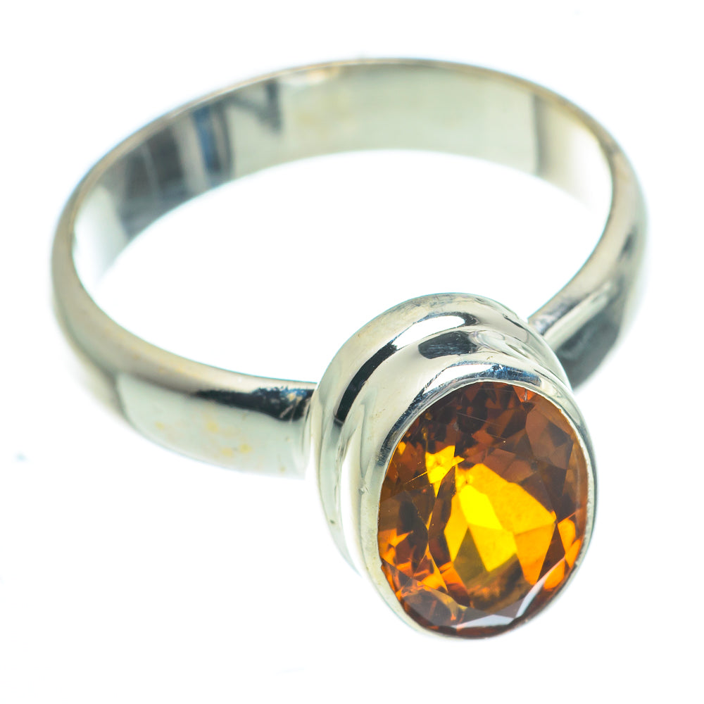 Mandarin Citrine Rings handcrafted by Anasilvercos - RING62830