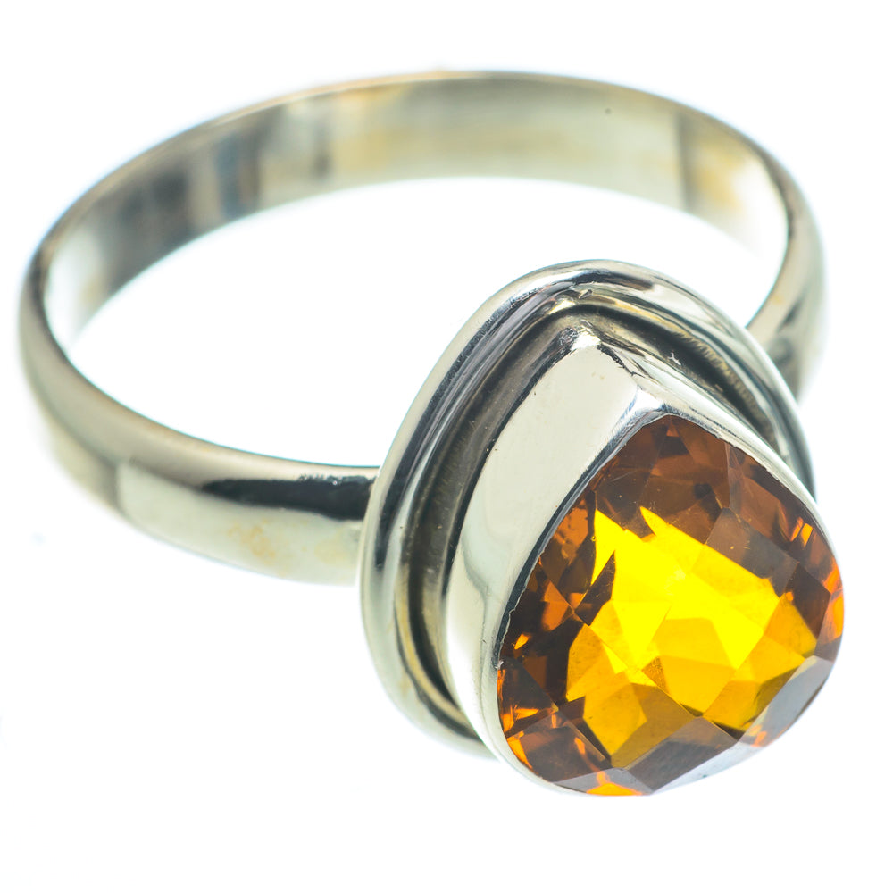 Mandarin Citrine Rings handcrafted by Anasilvercos - RING62832