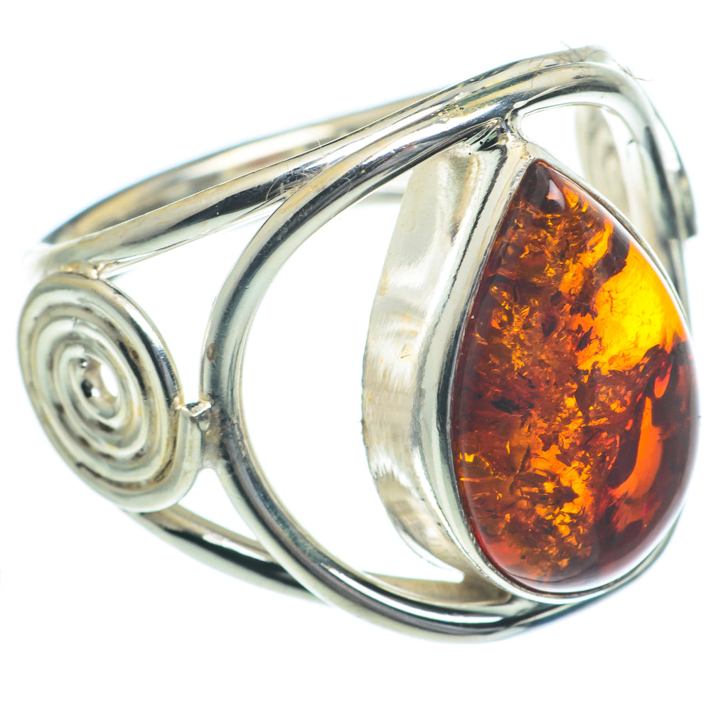 Baltic Amber Rings handcrafted by Anasilvercos - RING62833