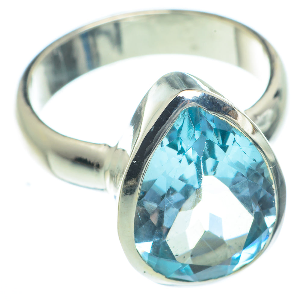 Blue Topaz Rings handcrafted by Anasilvercos - RING62844